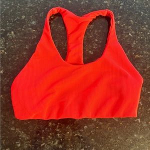 Beach Riot Red Sports Bra